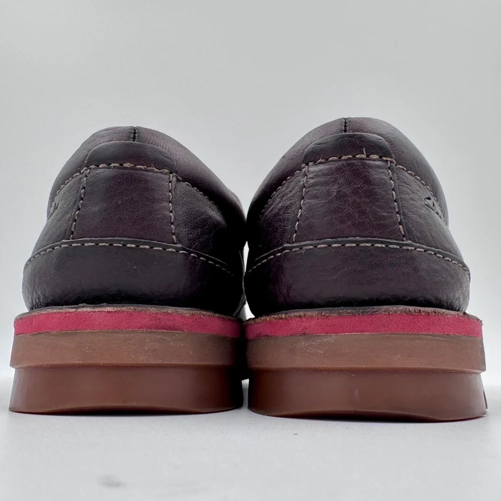 EUC Clarks Men's Dark Brown Leather‎ 1825 Eastridge Low Casual Shoes | Size 9.5